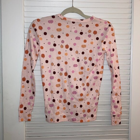 NWT Gap Kids Pumpkin Pattern Long Sleeve Shirt - Girls Size 14 - Picture 3 of 3